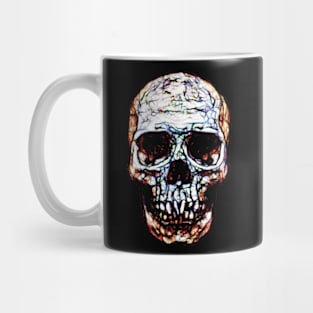 Contrast Skull Mug